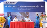 Hòa Phát chính thức xuất hàng những sản phẩm container đầu tiên