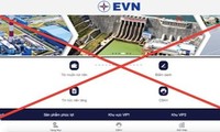 Tiếp tục xuất hiện trang web giả mạo thương hiệu EVN