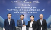 Vinfast hợp tác với CarOn mở chuỗi xưởng dịch vụ xe điện trên toàn quốc