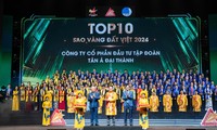 Tập đoàn Tân Á Đại Thành được vinh danh top 10 Sao Vàng đất Việt 2024