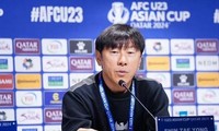 HLV Shin Tae Yong trả lời họp báo sau trận đấu với U23 Úc