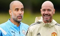 Pep Guardiola và Erik Ten Hag