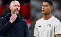 Ronaldo chỉ trích Ten Hag. 