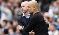 Pep Guardiola và Erik ten Hag.