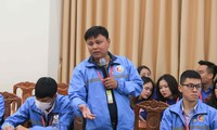 Đại biểu tham dự Đại hội Tài năng trẻ Việt Nam lần thứ III năm 2020 tham luận tại Diễn đàn “Bồi dưỡng, chăm lo và phát huy tài năng trẻ” 