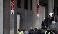 450 người bị bắt giữ trong biểu tình ngày 8/12 tại Bỉ. Ảnh: AP
