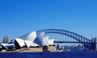 Nhà hát Opera Sydney là biểu tượng đặc trưng của nước Úc.