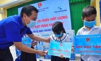 Trao tặng máy lọc nước và bồn chứa nước cho trường học tại Trà Vinh