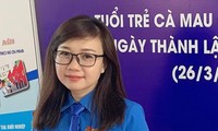 Chị Nguyễn Hồng Thắm, Phó Bí thư Tỉnh đoàn Cà Mau