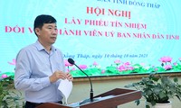 Lấy phiếu tín nhiệm 11 thành viên UBND tỉnh Đồng Tháp 
