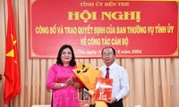 Ban Thường vụ Tỉnh ủy Bến Tre công bố quyết định về công tác cán bộ 