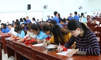 Hàng trăm bạn trẻ hào hứng tham gia Chủ nhật Đỏ tại Kiên Giang
