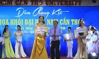 Nữ sinh Lê Thị Tường Vy đăng quang Hoa khôi đại học Nam Cần Thơ