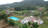 Xã Minh Tân là một trong những xã ở Sóc Sơn, Hà Nội xử lý được nhiều biệt thự nghỉ dưỡng xây trái phép Ảnh: PV