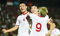 Truyền thông châu Á hết lời ca ngợi màn trình diễn của đội tuyển Việt Nam ảnh: TUẤN MINH