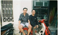 Cường Phạm (bên trái) và Teddy Chilla (nhà sản xuất nhạc) trong lần về nước gần đây ảnh: Hana Lê