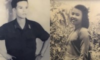 Cựu TNXP Bùi Thị Đầm và Lê Minh Công thời trẻ ẢNH: NVCC