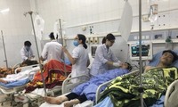 Các nạn nhân trong vụ cháy đang được cấp cứu, điều trị tại Bệnh viện đa khoa tỉnh Thanh Hoá