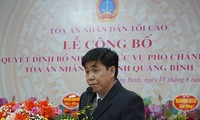 TAND tỉnh Quảng Bình có tân phó Chánh án 