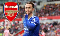Leicester ‘bật đèn xanh’ cho Arsenal mua James Maddison