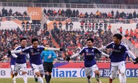 Hà Nội FC đã có màn trình diễn khá tốt trong hiệp 1 ở trận gặp Shandong Luneng.