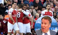 Charles Merson nhận định Arsenal khó có cơ hội giữ được vị trí Top 4.