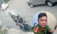 Lời kể của trung úy công an bị nghi can trộm xe máy xịt hơi cay ở TPHCM 