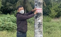 Xử phạt người đàn ông dán quảng cáo cho vay tiền trên cột điện ở TPHCM