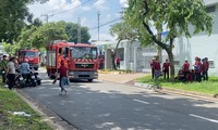 Cháy lớn trong khu chế xuất Linh Trung 2, hàng trăm công nhân sơ tán khẩn 