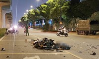 Hai người tử vong tại chỗ sau va chạm giữa xe máy với mô tô phân khối lớn