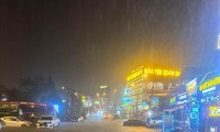 Không khí lạnh tăng cường, Lào Cai mưa dông diện rộng, Sa Pa xuất hiện ngập úng