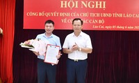 Công bố quyết định của Chủ tịch tỉnh Lào Cai về công tác cán bộ