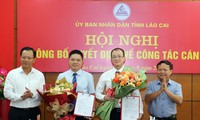 Lào Cai công bố các quyết định về công tác cán bộ