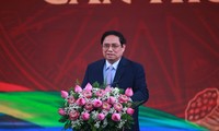Thủ tướng Phạm Minh Chính dự lễ phát sóng chính thức kênh truyền hình VTV Cần Thơ