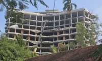 Started dismantling the illegally built 12-story hotel in Phu Quoc 