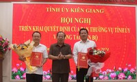 Ban Thường vụ Tỉnh ủy Kiên Giang điều động, bổ nhiệm cán bộ