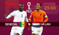 World Cup 2022: Tương quan trận đấu Senegal - Hà Lan, 23 giờ 21/11