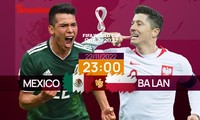 World Cup 2022: Tương quan trận đấu Mexico - Ba Lan, 23 giờ 22/11