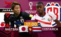 World Cup 2022: Tương quan trước trận Nhật Bản - Costarica, 17 giờ 27/11