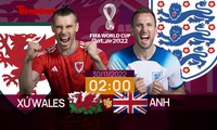World Cup 2022: Tương quan trước trận Xứ Wales - Anh, 2 giờ 30/11 