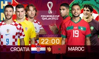 Tranh hạng Ba World Cup 2022: Tương quan trước trận Croatia - Morocco, 22 giờ 17/12