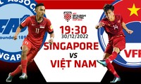 AFF Cup 2022: Tương quan trước trận Việt Nam - Singapore, 19h30 giờ 30/12
