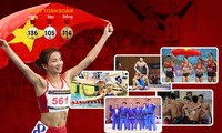 Infographic: Thành tích đoàn thể thao Việt Nam tại SEA Games 32
