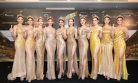 Top 10 Miss Grand Thailand (Hoa hậu Hòa bình Thái Lan) xuất hiện tại cuộc họp khởi động Hoa hậu Hòa bình Việt Nam 
