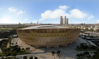 Sân Lusail ở thành phố được kiến thiết theo kế hoạch Tầm nhìn Quốc gia Qatar 2030 Ảnh: Doha News 