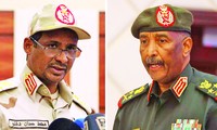 Binh lính Sudan trung thành với tư lệnh quân đội Abdel Fattah al-Burhan Ảnh: Getty