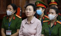 Bị cáo Trương Mỹ Lan tại phiên tòa ngày 12/3 Ảnh: Duy Anh