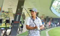 Anh Minh là golfer đầu tiên bảo vệ thành công chức vô địch Tiền Phong Golf Championship Ảnh: Trọng Quân 