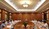 Các đại biểu dự họp Thường trực Ban Chỉ đạo Trung ương về Phòng chống tham nhũng