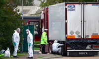 Cảnh sát Anh tin rằng tất cả 39 người thiệt mạng trên xe container được phát hiện ở Essex ngày 23/10 đều là người Việtảnh: Reuters